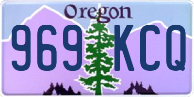 OR license plate 969KCQ