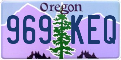 OR license plate 969KEQ