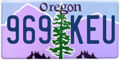 OR license plate 969KEU