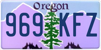 OR license plate 969KFZ