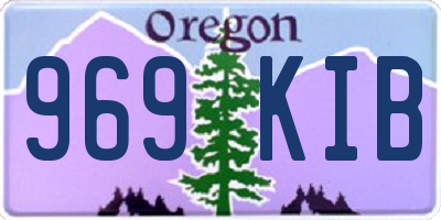 OR license plate 969KIB