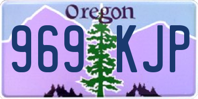 OR license plate 969KJP