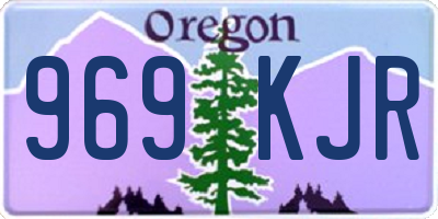 OR license plate 969KJR
