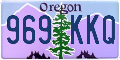 OR license plate 969KKQ