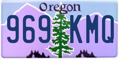 OR license plate 969KMQ