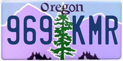 OR license plate 969KMR