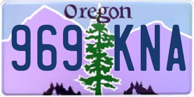 OR license plate 969KNA