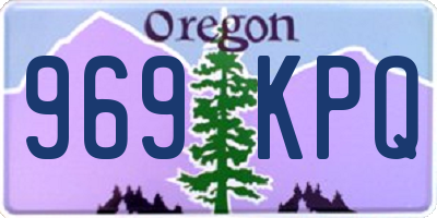OR license plate 969KPQ