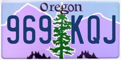 OR license plate 969KQJ