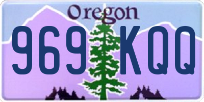 OR license plate 969KQQ