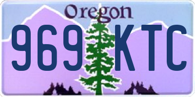 OR license plate 969KTC