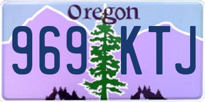 OR license plate 969KTJ