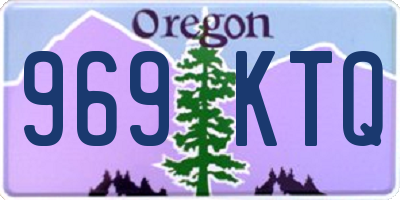 OR license plate 969KTQ