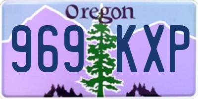 OR license plate 969KXP