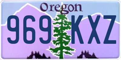 OR license plate 969KXZ