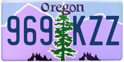 OR license plate 969KZZ