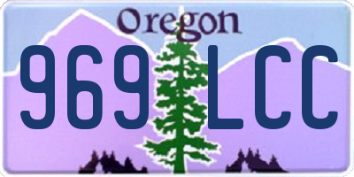 OR license plate 969LCC