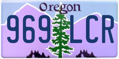 OR license plate 969LCR