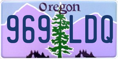 OR license plate 969LDQ
