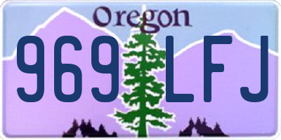 OR license plate 969LFJ