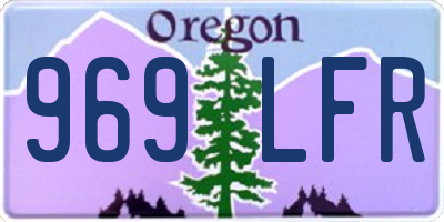 OR license plate 969LFR