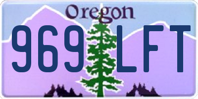 OR license plate 969LFT