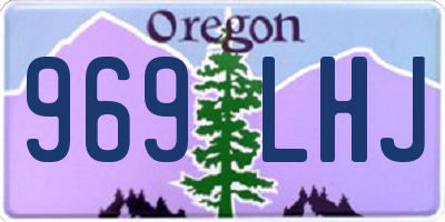 OR license plate 969LHJ