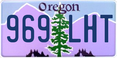 OR license plate 969LHT
