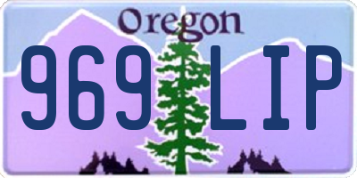 OR license plate 969LIP