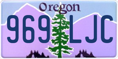 OR license plate 969LJC
