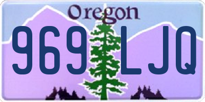 OR license plate 969LJQ