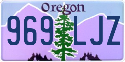 OR license plate 969LJZ
