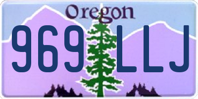 OR license plate 969LLJ
