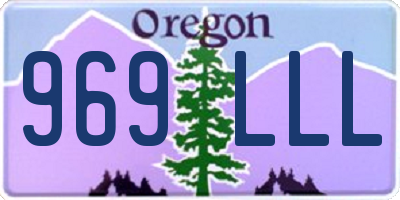OR license plate 969LLL