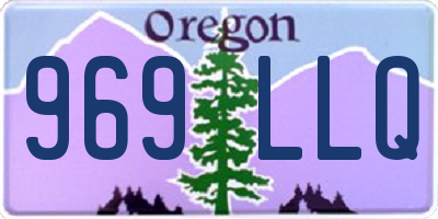 OR license plate 969LLQ