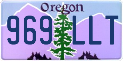 OR license plate 969LLT
