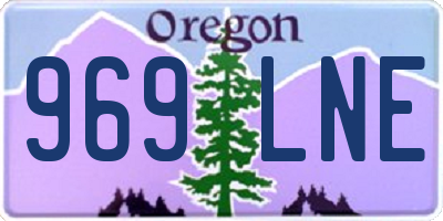 OR license plate 969LNE