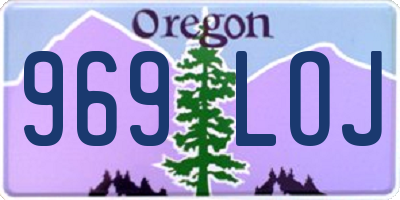 OR license plate 969LOJ