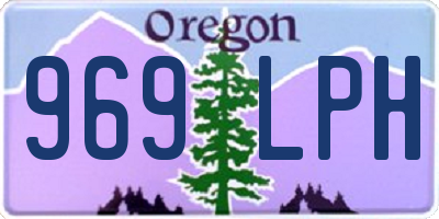 OR license plate 969LPH