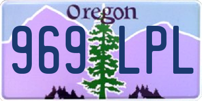 OR license plate 969LPL