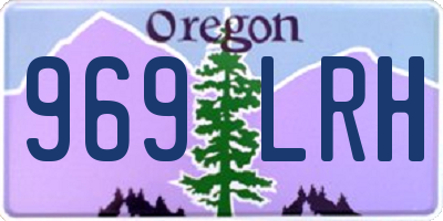 OR license plate 969LRH