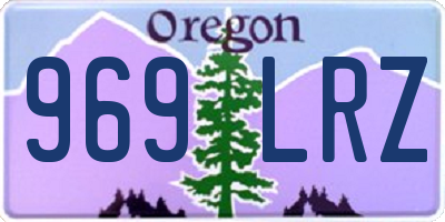 OR license plate 969LRZ