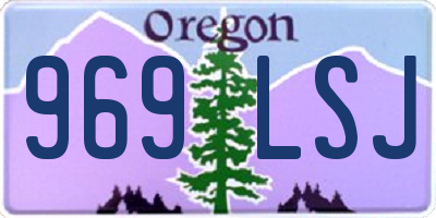 OR license plate 969LSJ