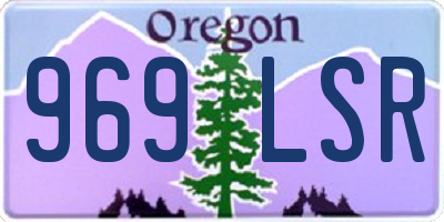 OR license plate 969LSR
