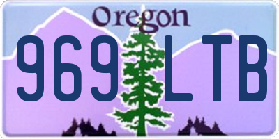 OR license plate 969LTB