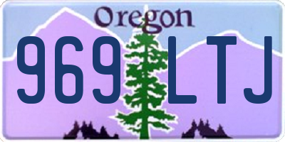 OR license plate 969LTJ