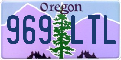 OR license plate 969LTL