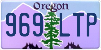 OR license plate 969LTP