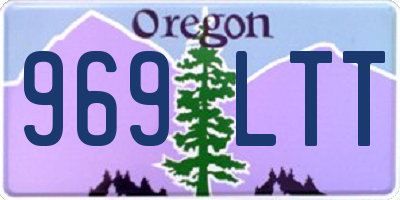 OR license plate 969LTT