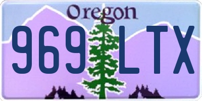 OR license plate 969LTX